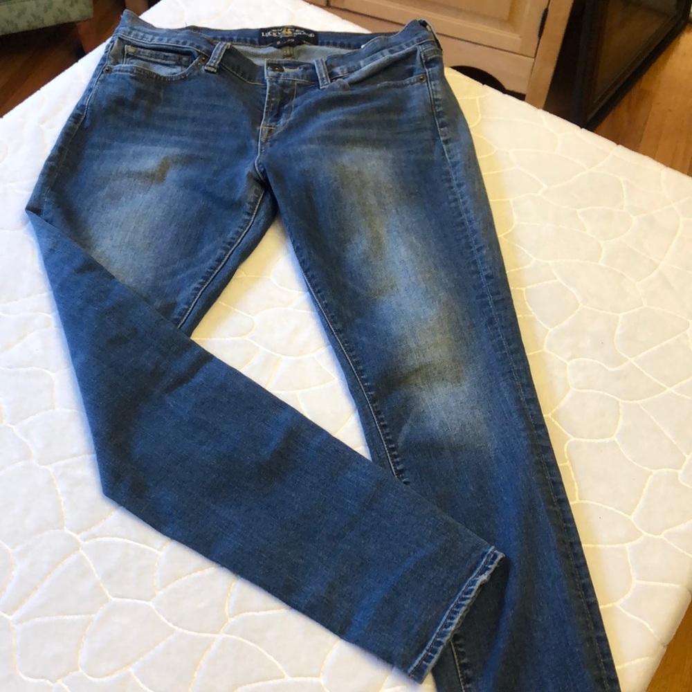 Lucky Brand Charlie Skinny Blue Jeans